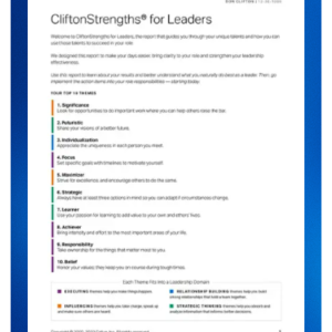 APO x Gallup's CliftonStrengths for Leaders