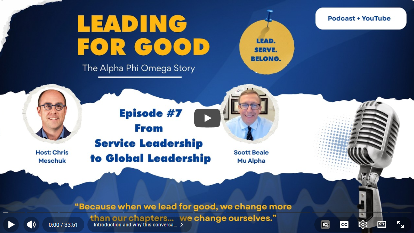 Leading For Good - From Service Leadership to Global Leadership